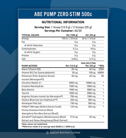 Applied Nutrition ABE PUMP Preworkout - 500g