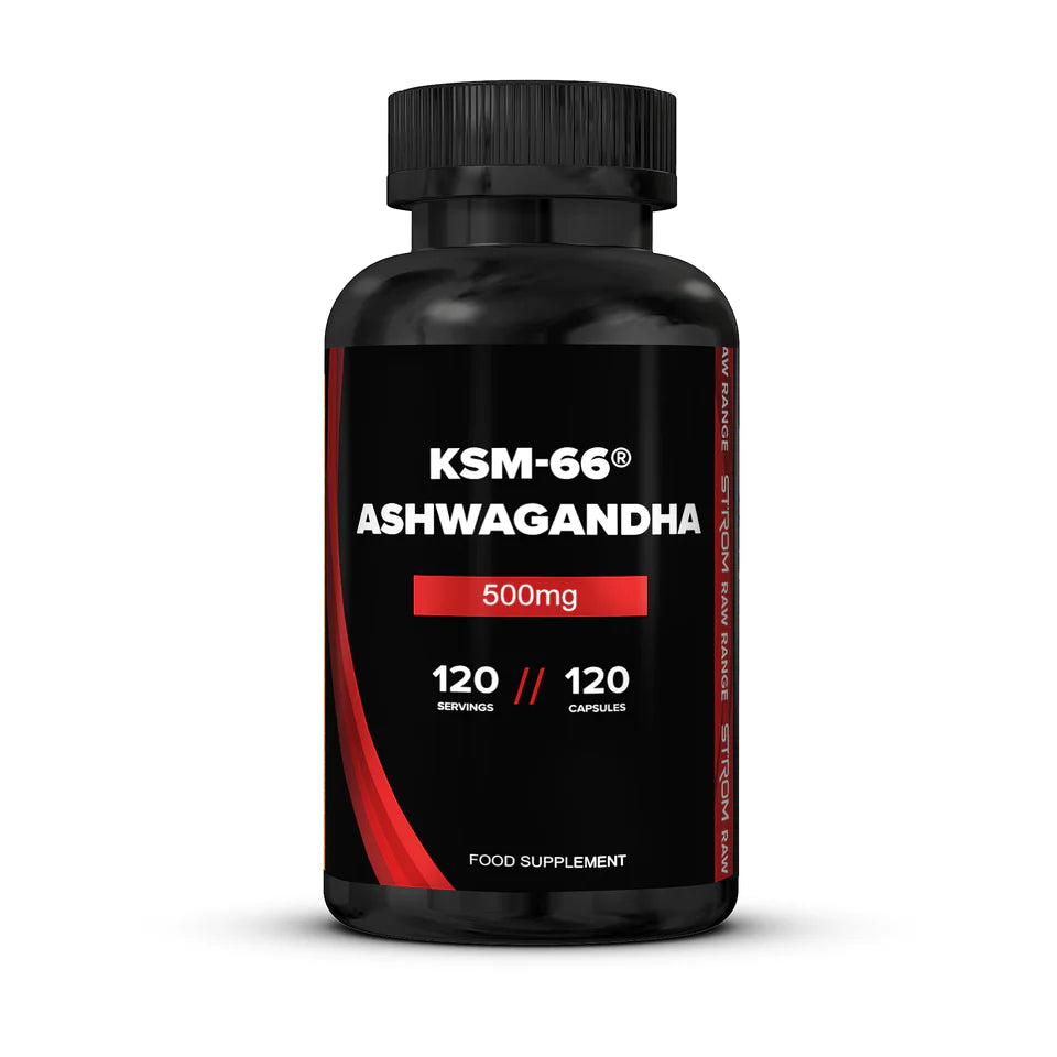 Strom Sports Ashwagandha KSM-66 - 120 Capsules