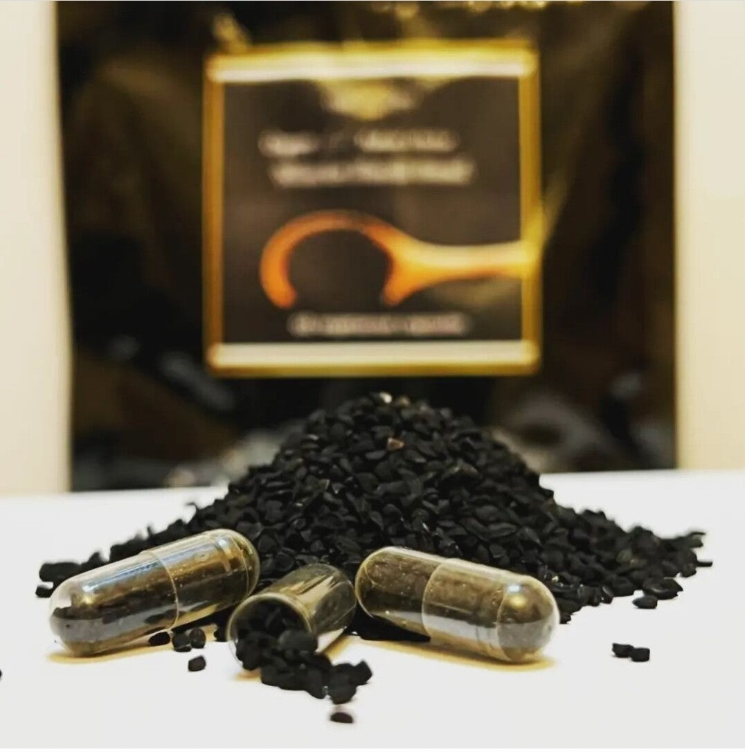 Dark Treasures Whole Black Seed - 60 Veg Capsules