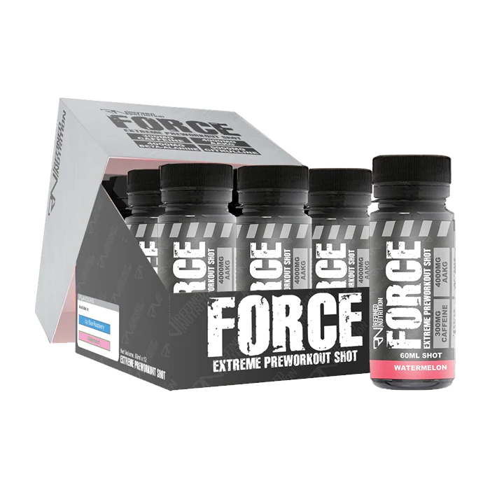Refined Nutrition FORCE Pre-Workout Shots - 12 x 60ml