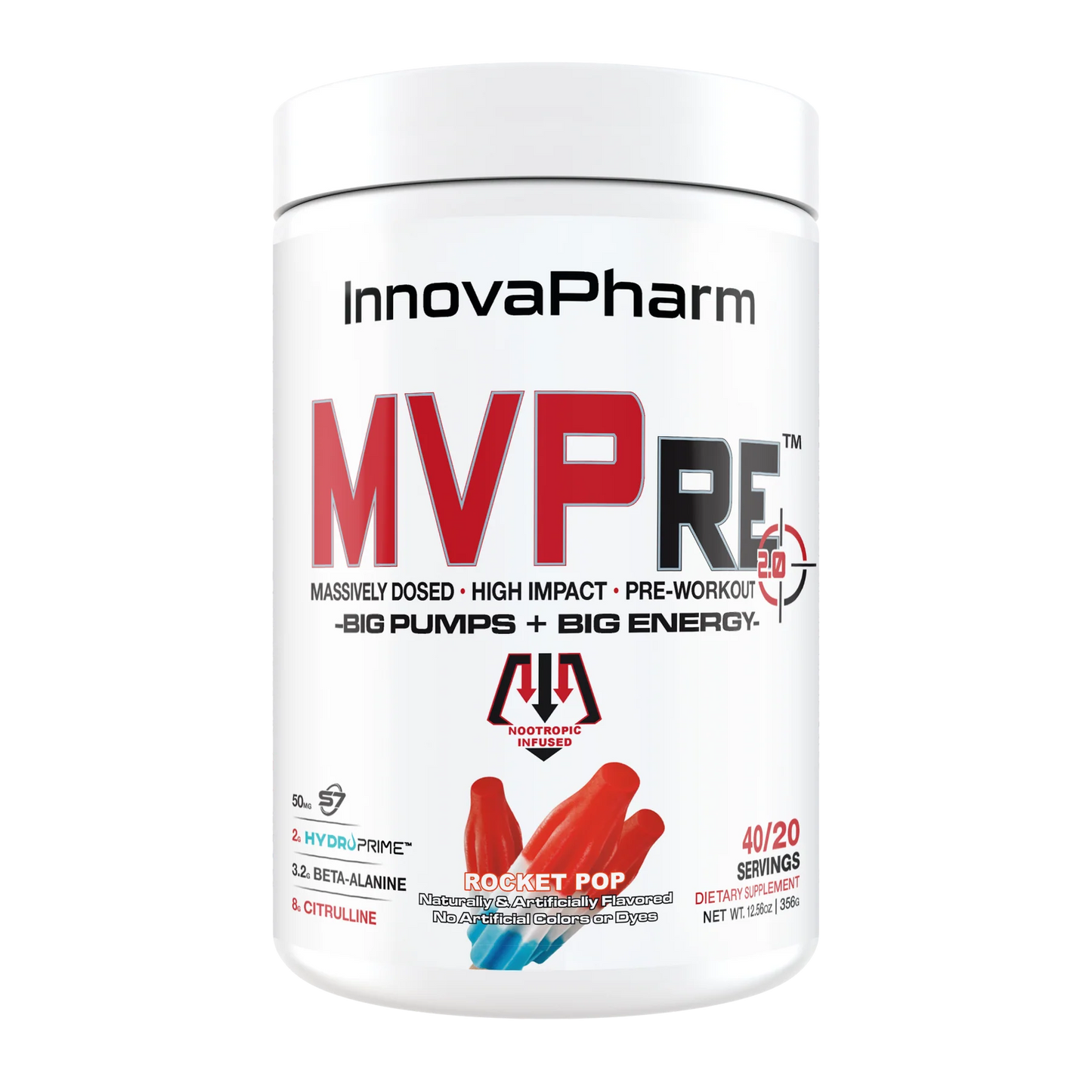 InnovaPharm MVPre 2.0 Pre-Workout - 40/20 Servings