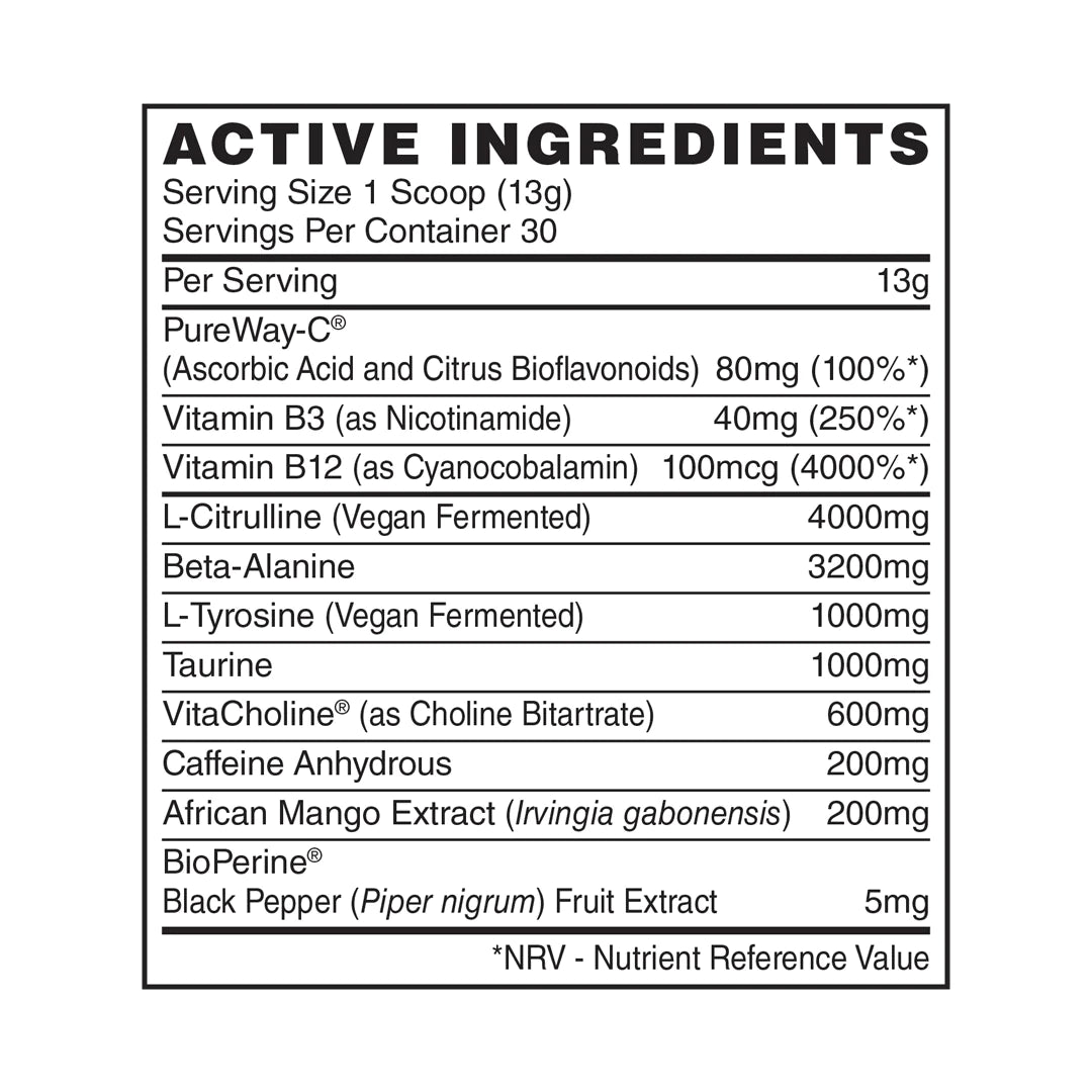 Naugthy Boy Energy Pre-Workout - 390g