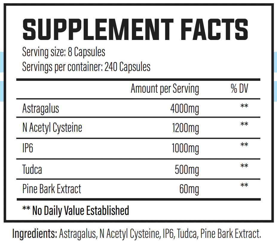 tbJP Nutrition Vital Support - 240 Capsules