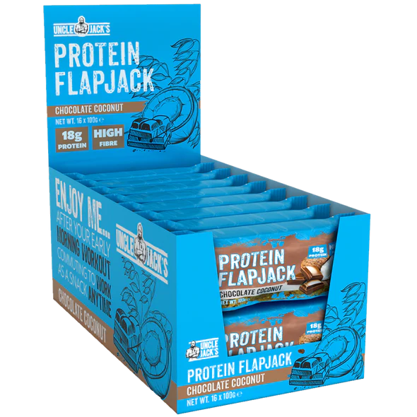 Uncle Jacks Protein Flapjack Bar - 1 x 100g