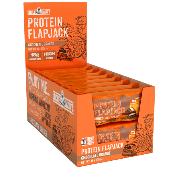 Uncle Jacks Protein Flapjack Bar - 1 x 100g