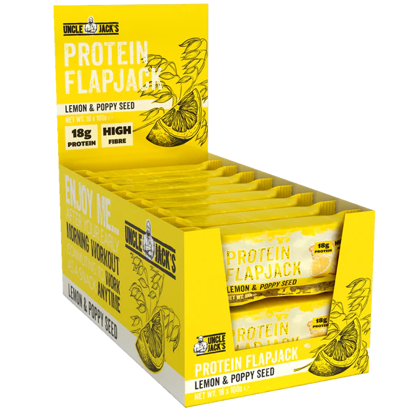 Uncle Jacks Protein Flapjack Bar - 1 x 100g