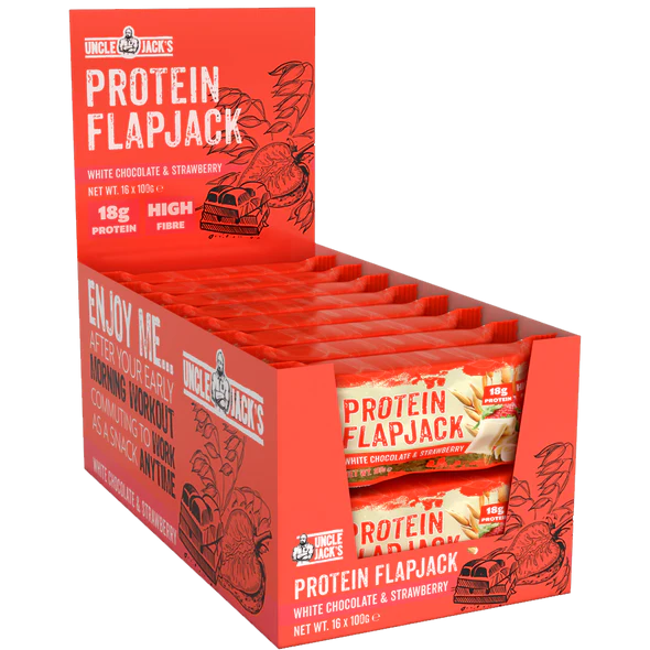 Uncle Jacks Protein Flapjack Bar - 1 x 100g