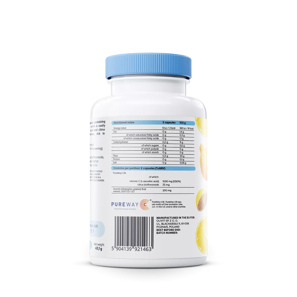 Osavi Active Vitamin C 1000mg - 60 Vegan Capsules