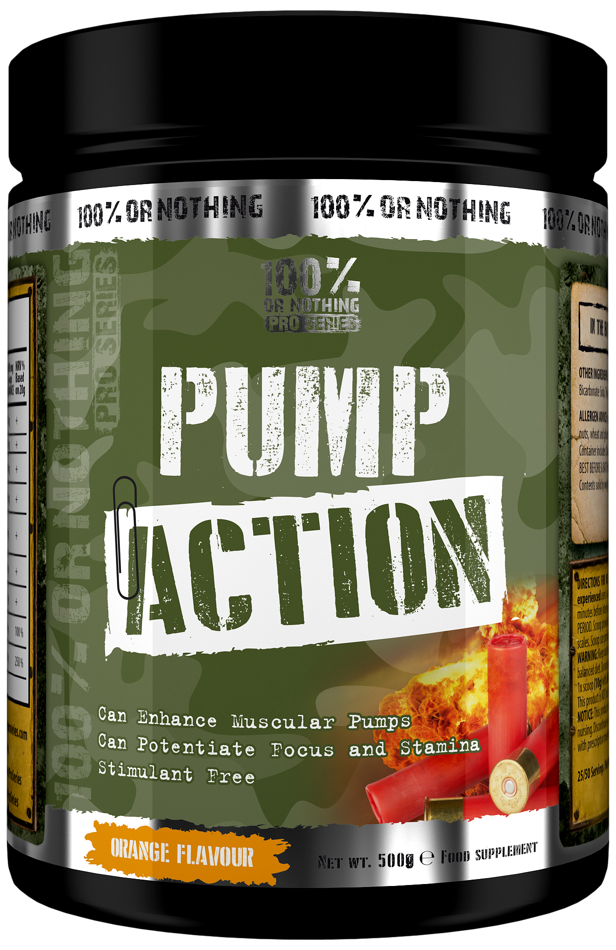 100% or Nothing Pro Series (Maxx Muscle) Pump Action - 500g