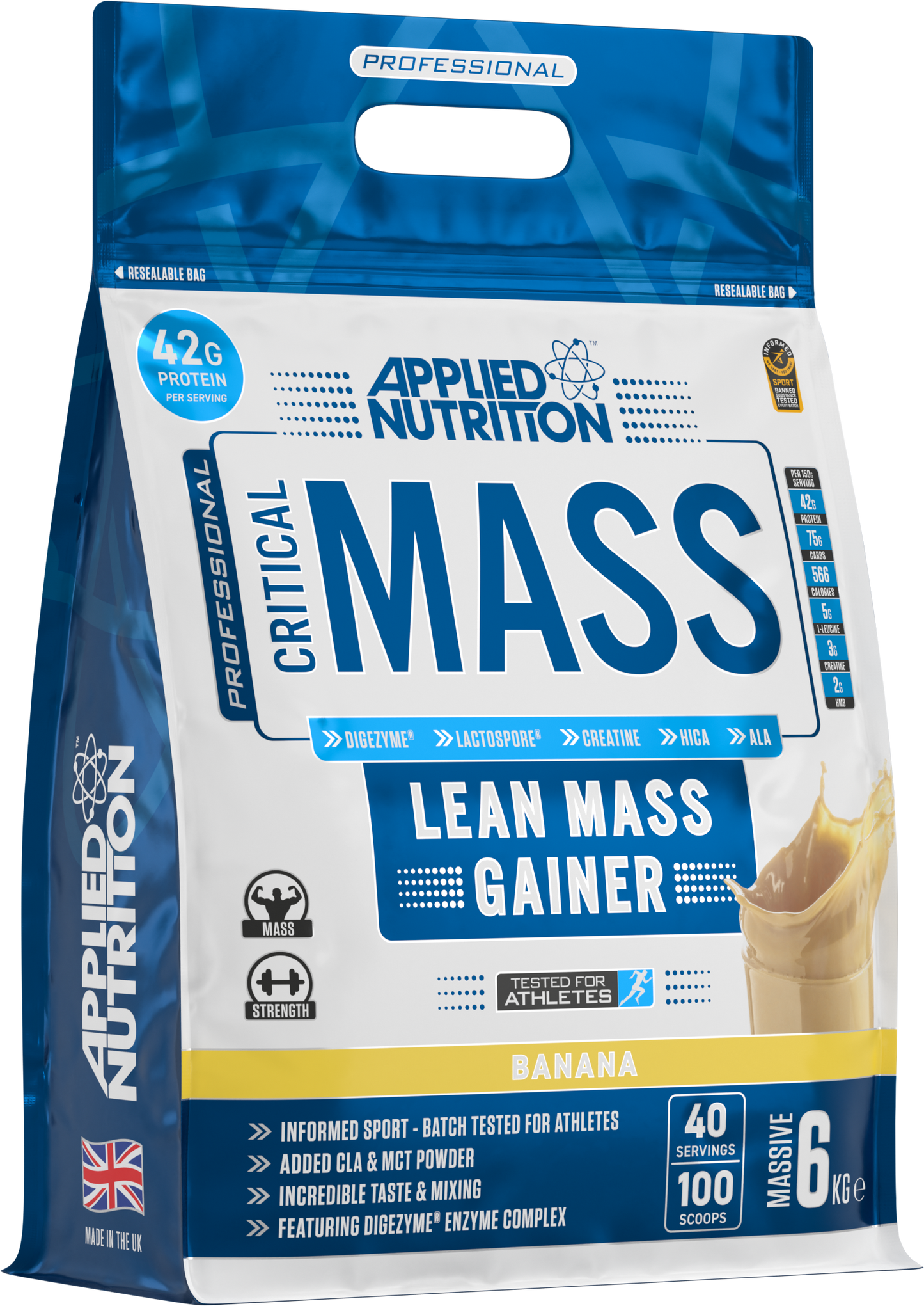 Applied Nutrition Critical Mass - 6kg