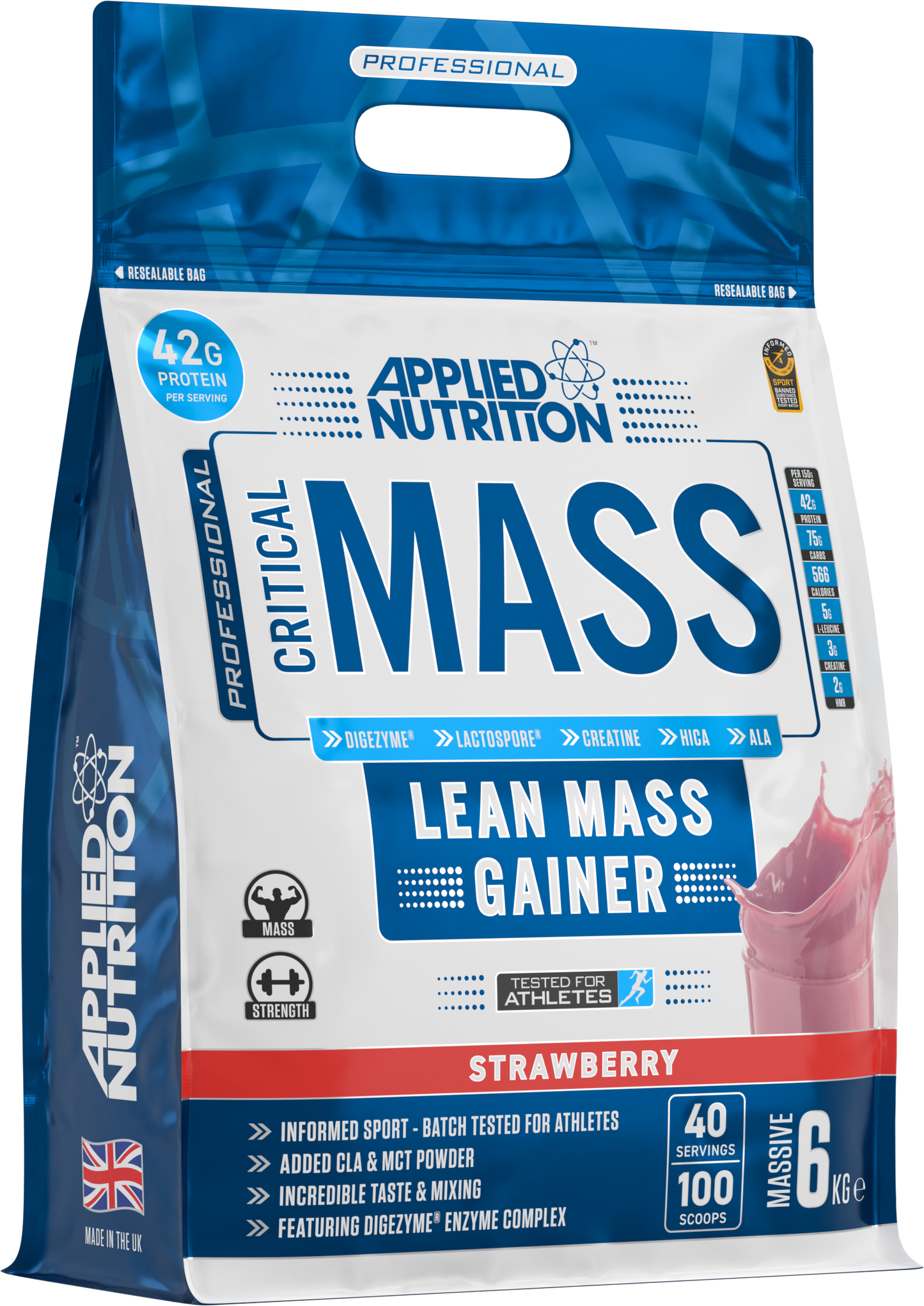 Applied Nutrition Critical Mass - 6kg