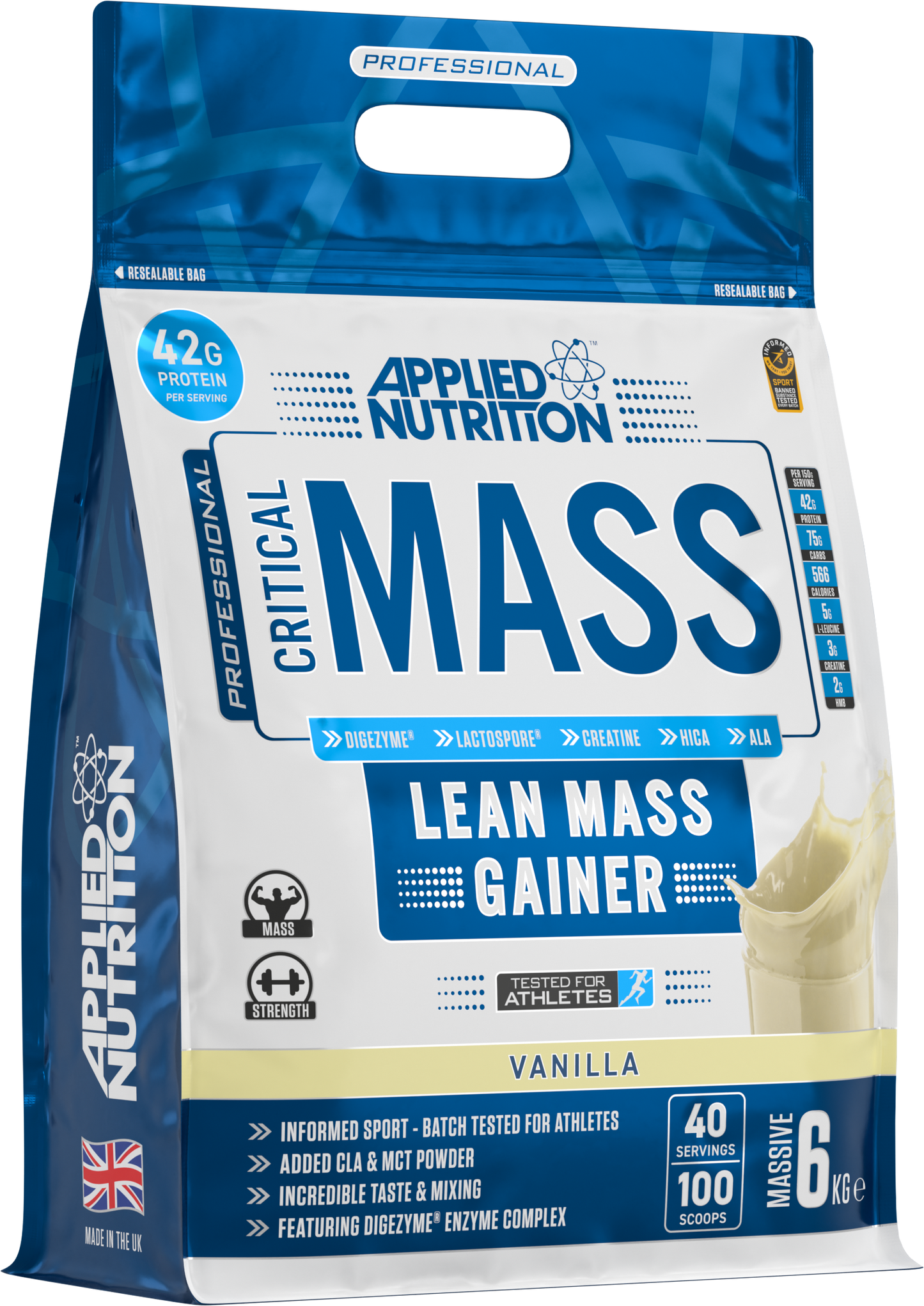 Applied Nutrition Critical Mass - 6kg