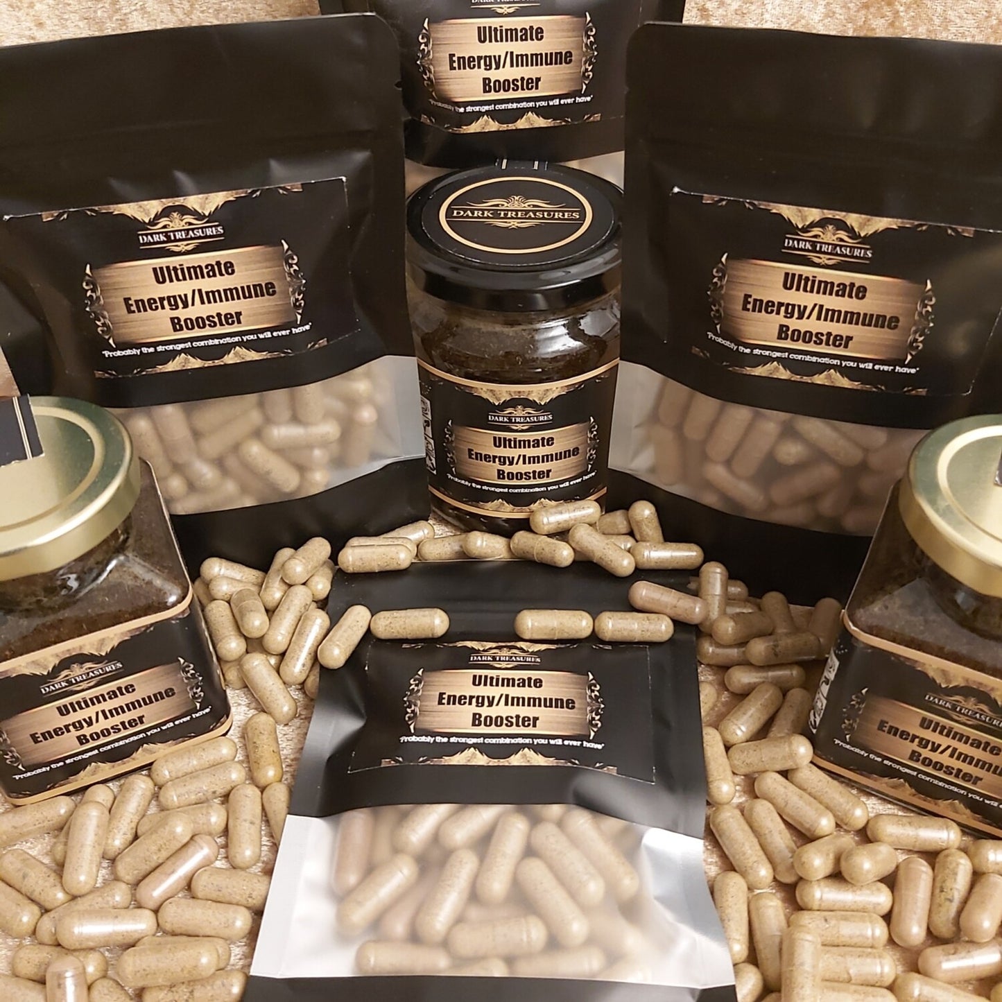 Dark Treasures Energy & Immune Booster - 60 Veg Capsules