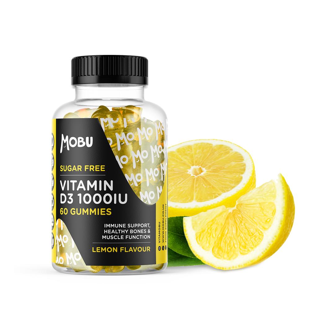 Mobu Vitamin D3 1000iu - 60 Vegetarian Gummies