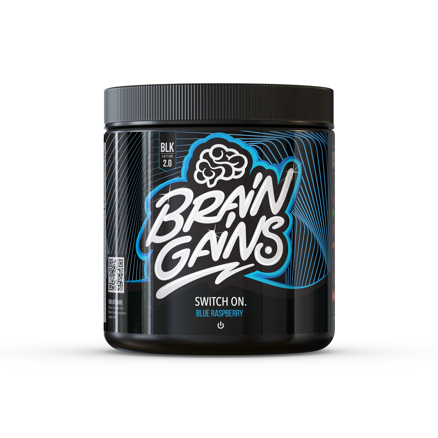 Brain Gains Switch On 2.0 Black Edition - 300g