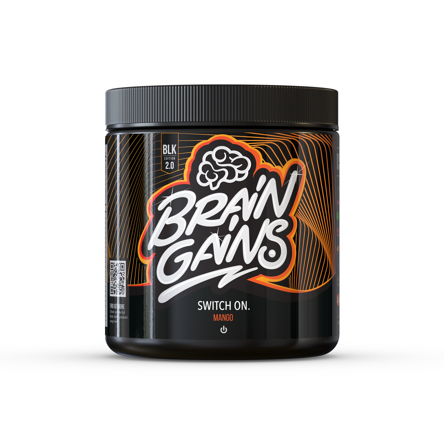 Brain Gains Switch On 2.0 Black Edition - 300g