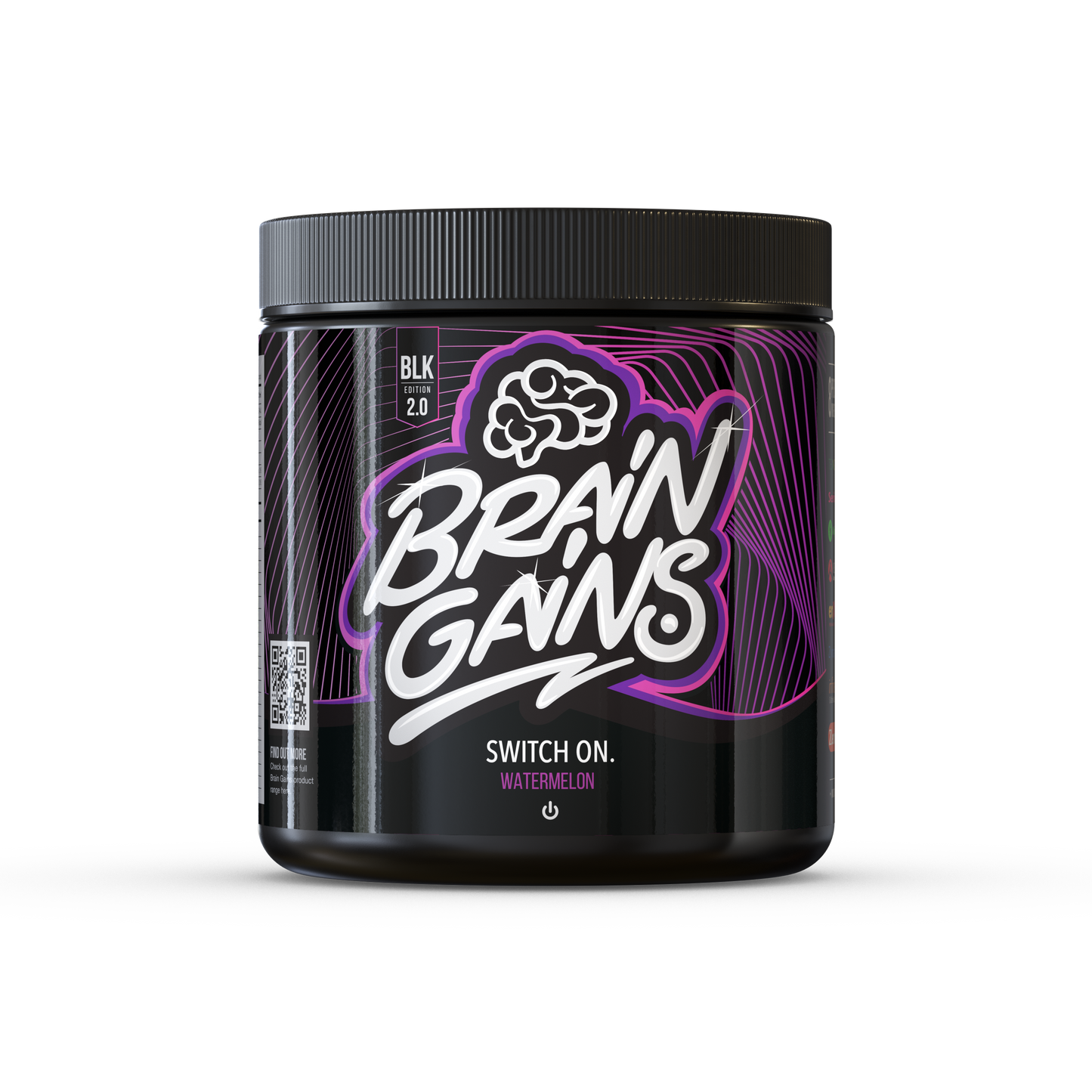 Brain Gains Switch On 2.0 Black Edition - 300g