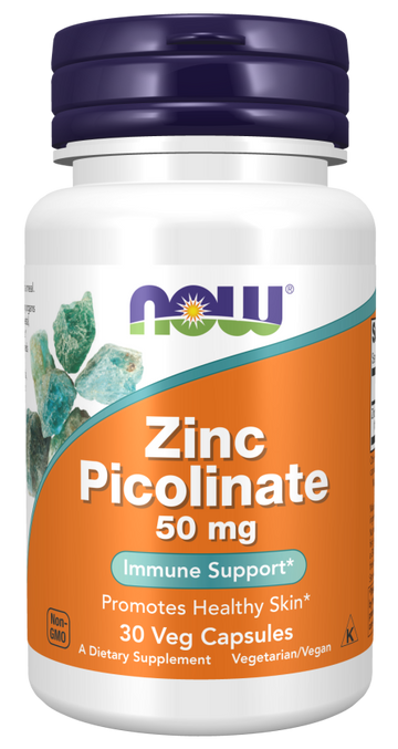 Now Foods Zinc Picolinate 50mg - 30 Capsules