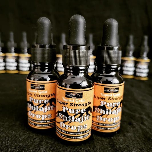 Dark Treasures Super Strength Shilajit Drops (72% fulvic acid) - 20ml