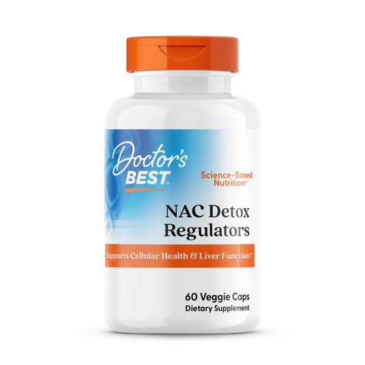 Doctors Best NAC Detox - 60 Veg Capsules