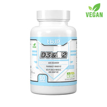 Load image into Gallery viewer, tbJP Nutrition Vitamin K2 &amp; D3 - 60 Capsules
