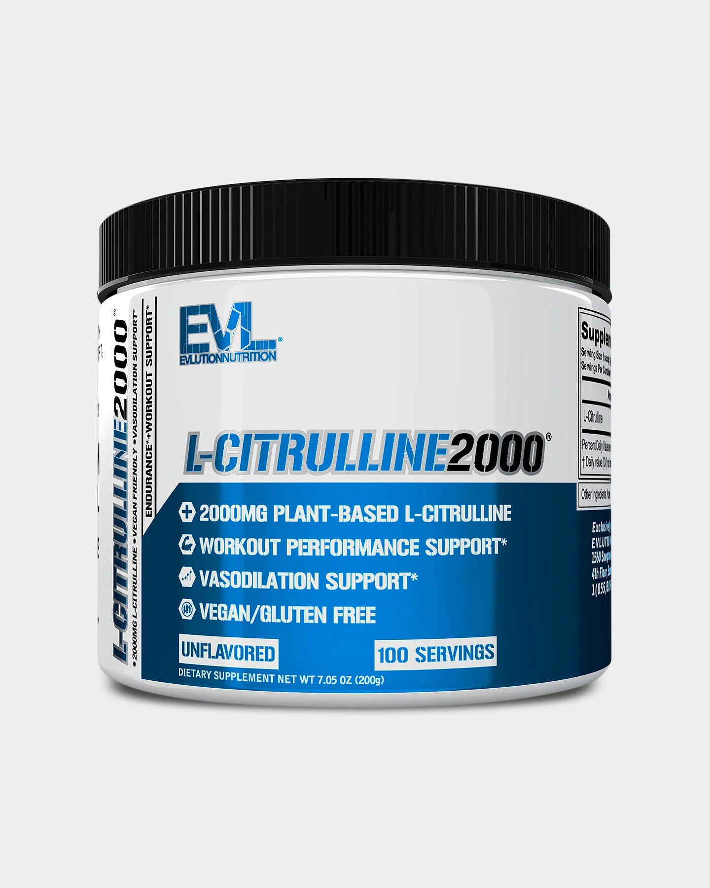 EVLution Nutrition L-Citrulline 2000 - 200g