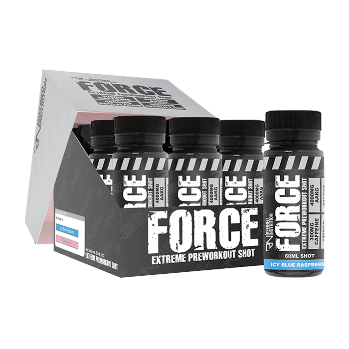 Refined Nutrition FORCE Pre-Workout Shots - 12 x 60ml