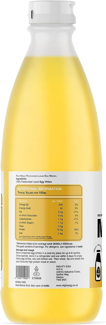Mighty Eggs Free Range Liquid Egg Whites - Bottle