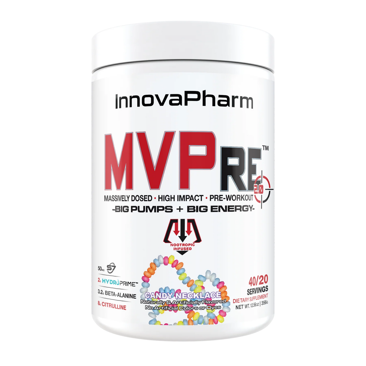 InnovaPharm MVPre 2.0 Pre-Workout - 40/20 Servings