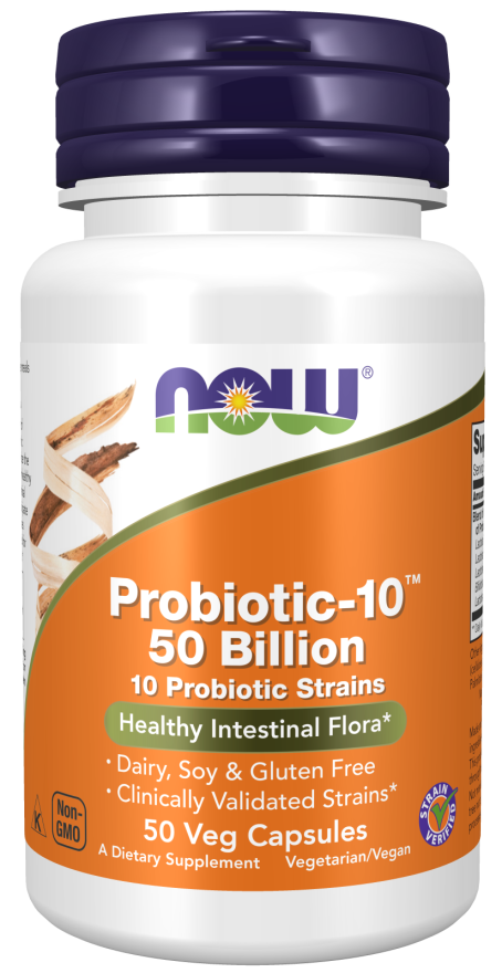 Now Foods Probiotic-10 50 Billion - 50 Veg Capsules