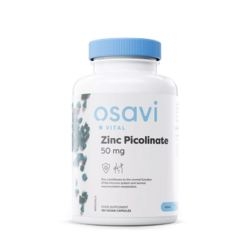 Osavi Zinc Picolinate 50mg - 180 Vegan Capsules