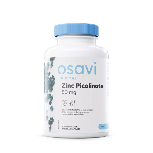 Osavi Zinc Picolinate 50mg - 180 Vegan Capsules