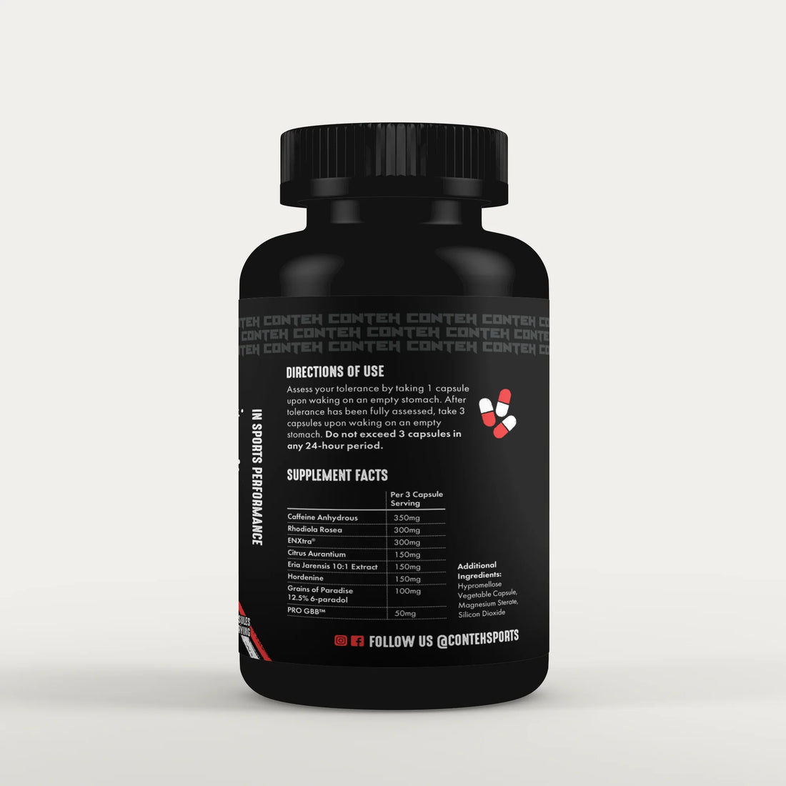 Conteh Sports Pre Shred - 90 Veg Capsules