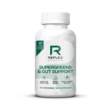 Reflex Nutrition Supergreens & Gut Support - 90 Capsules