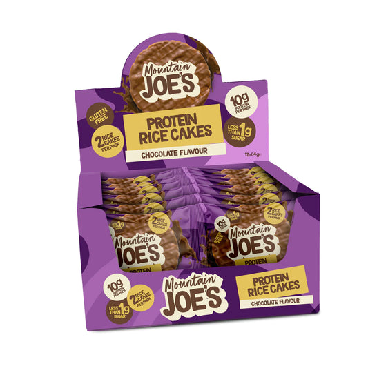 Mountain Joes Protein Rice Cakes 12 x 64g