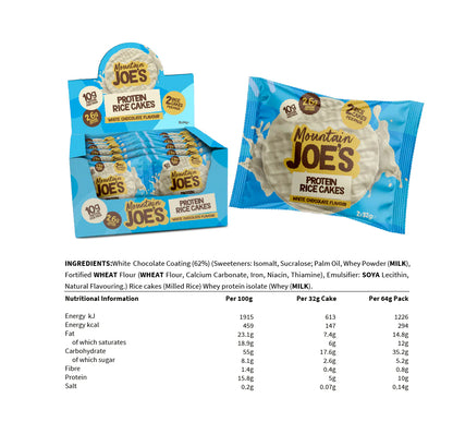 Mountain Joes Protein Rice Cakes 1 x 64g