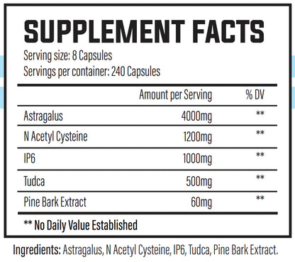 tbJP Nutrition Vital Support - 240 Capsules