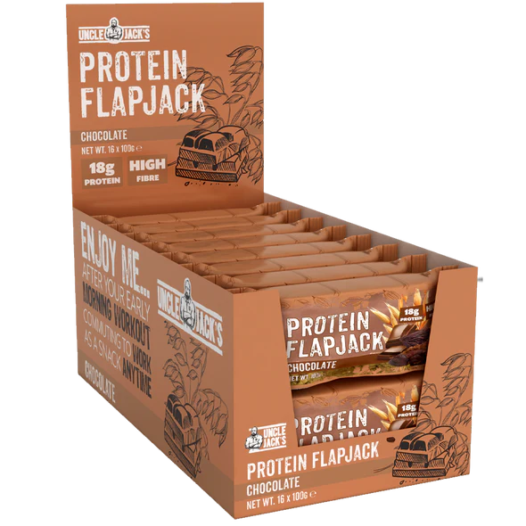 Uncle Jacks Protein Flapjack Bar - 1 x 100g