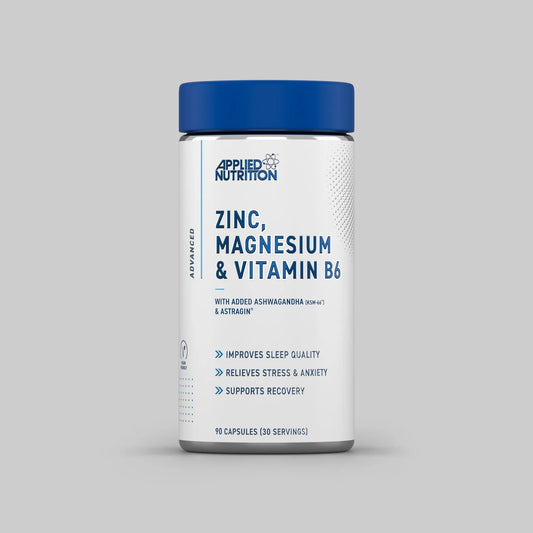 Applied Nutrition Zinc, Magnesium & Vitamin B6 Capsules With Ashwagandha - 90 Capsules