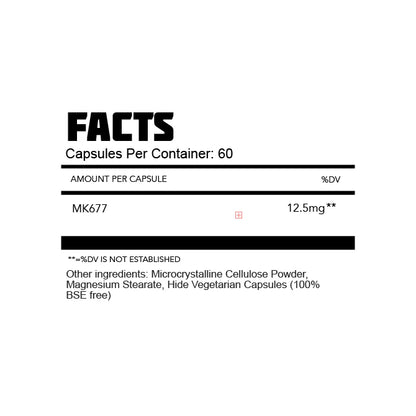 Thoroughbred Labs MK677 (Ibutamoren) - 60 Capsules