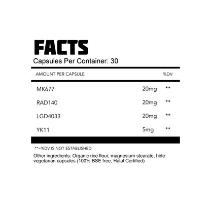 Thoroughbred Labs Quad Stack - 30 Capsules