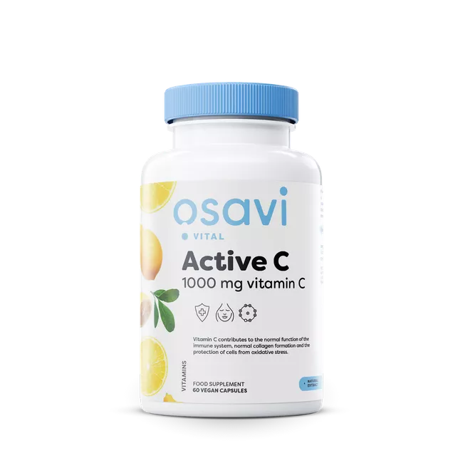 Osavi Active Vitamin C 1000mg - 60 Vegan Capsules