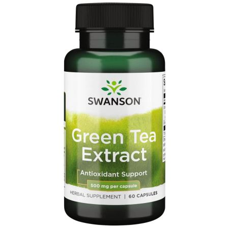 Swanson Green Tea Extract 500mg - 60 Capsules