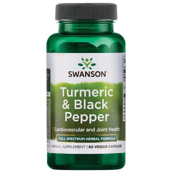 Swanson Turmeric & Black Pepper - 60 Capsules