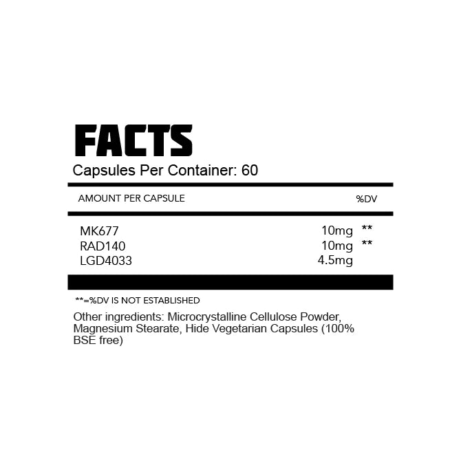 Thoroughbred Labs TRI-STACK - 60 Capsules