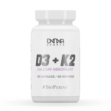 Load image into Gallery viewer, DNA Sports D3 + K2 - 60 Capsules
