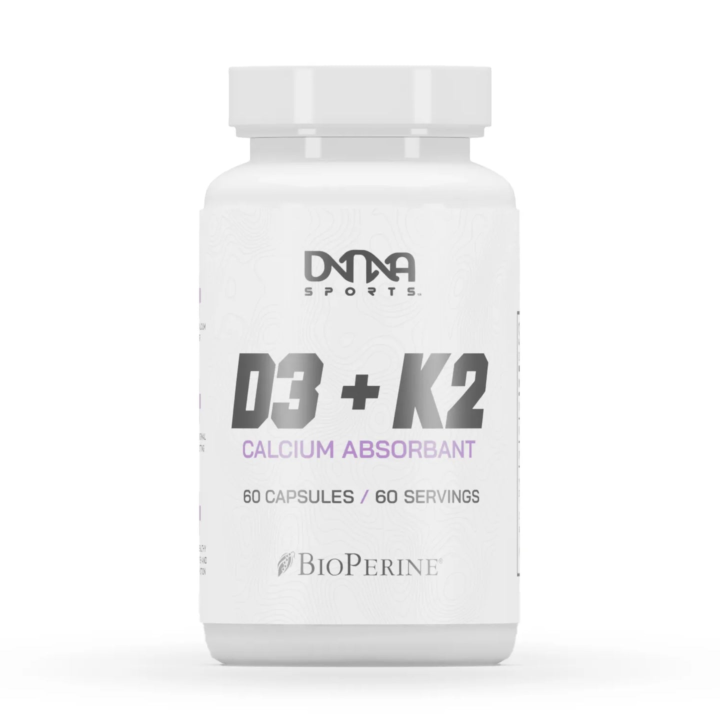 DNA Sports D3 + K2 - 60 Capsules