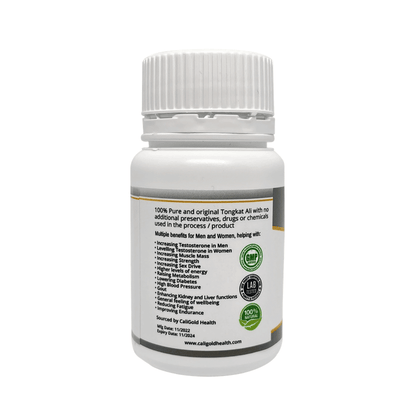 CaliGold Tongkat Ali - 60 Vegan Capsules