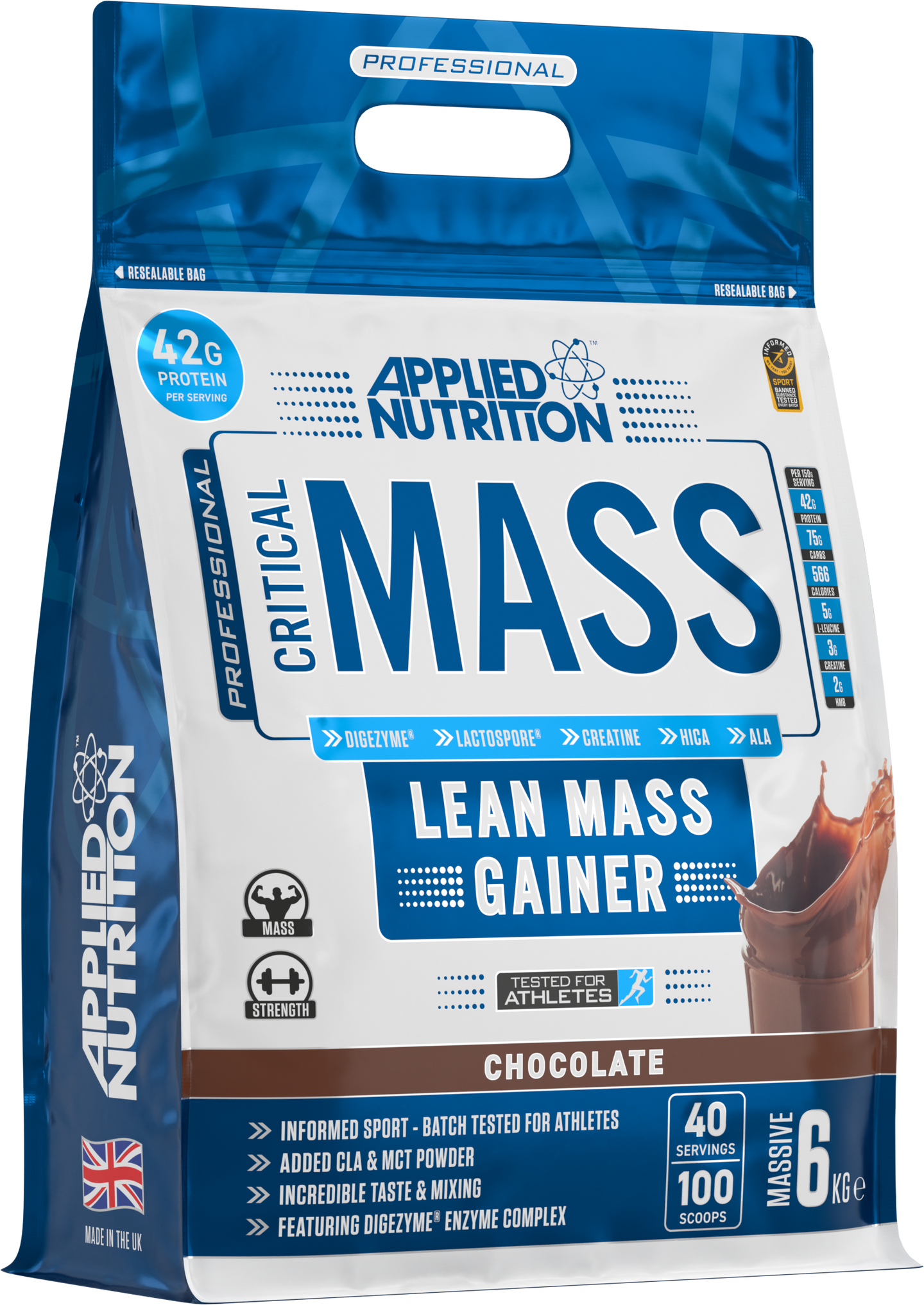 Applied Nutrition Critical Mass - 6kg