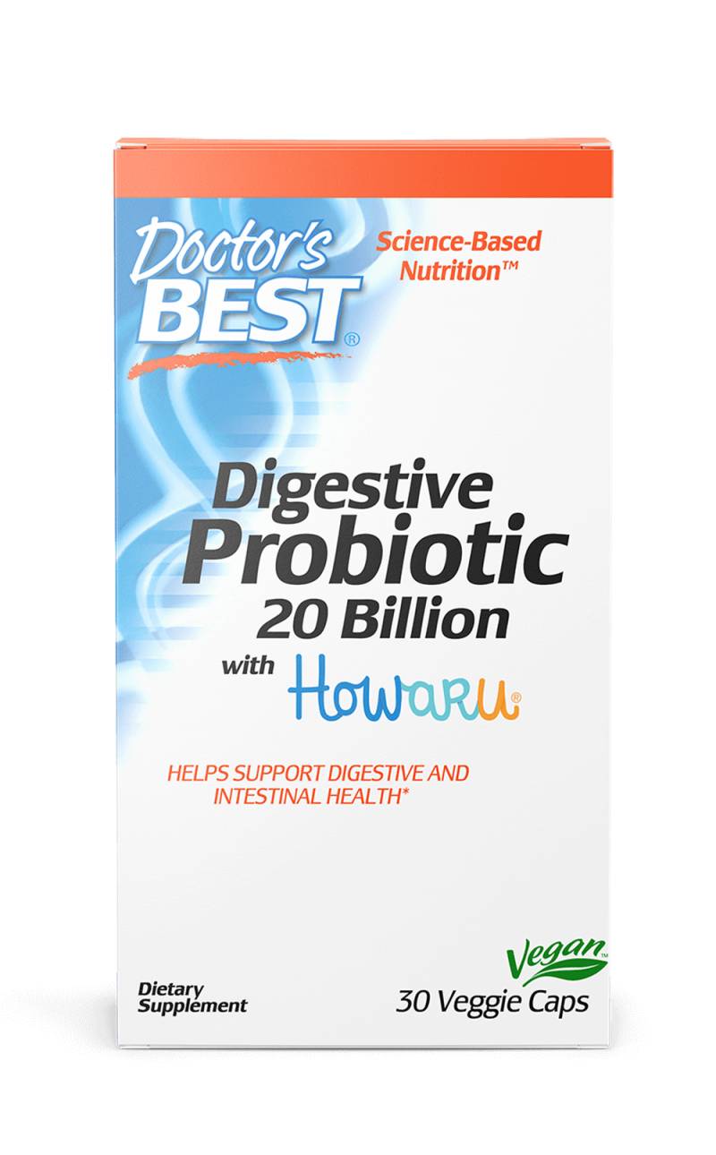Doctor's Best Digestive Probiotic 20 Billion - 30 Veg Capsules
